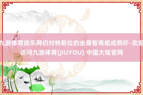 九游体育娱乐网仍对特斯拉的坐蓐智商组成恫吓-欢迎访问九游体育(JIUYOU) 中国大陆官网